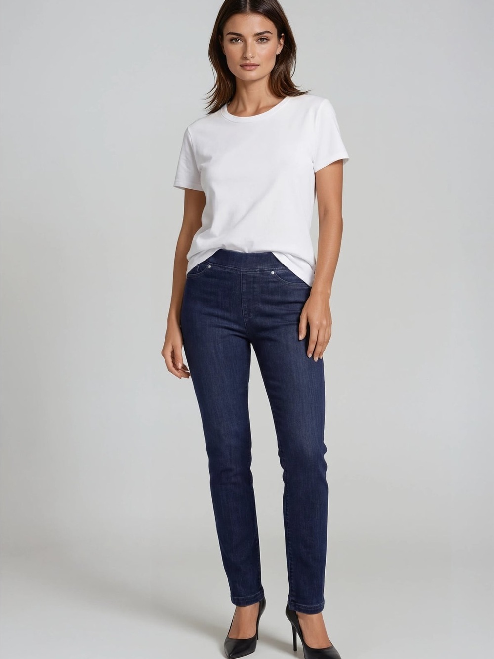 NWT Carreli Jeans Pull On Angela Fit | Size 22